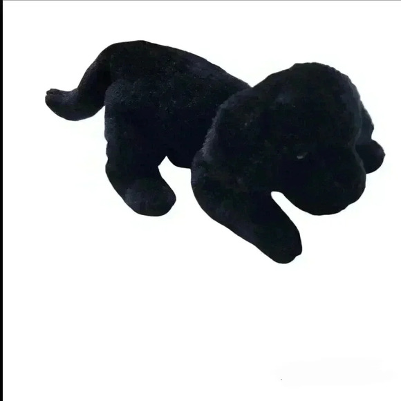 Commonwealth vintage black lab dog plush see all pics for measurement - Picture 1 of 8